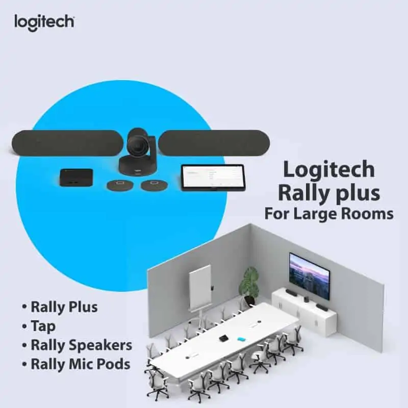 Logitech Rally Plus For Large Rooms - Paarami Digital